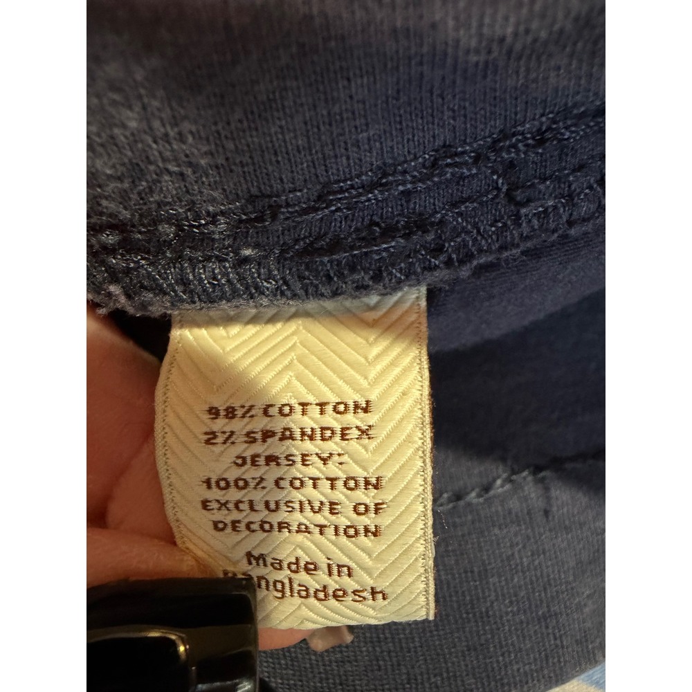 Sonoma Goods for Life Womens Navy Blue Mid Rise Cargo Capri Pants Size 16 - Picture 9 of 9